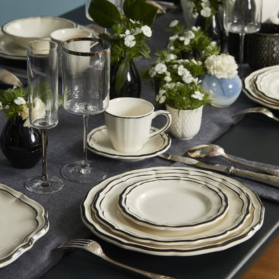 Gien Filet Midnight Dinnerware