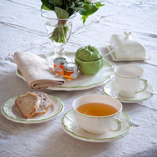 Gien Filet Vert Dinnerware