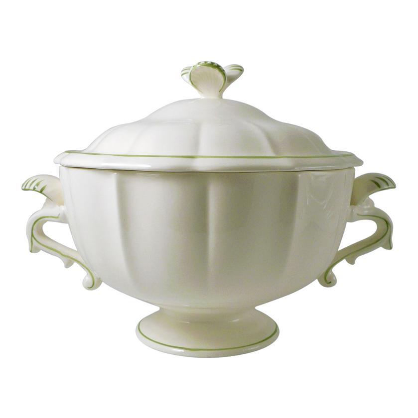 Gien Filet Vert Soup Tureen