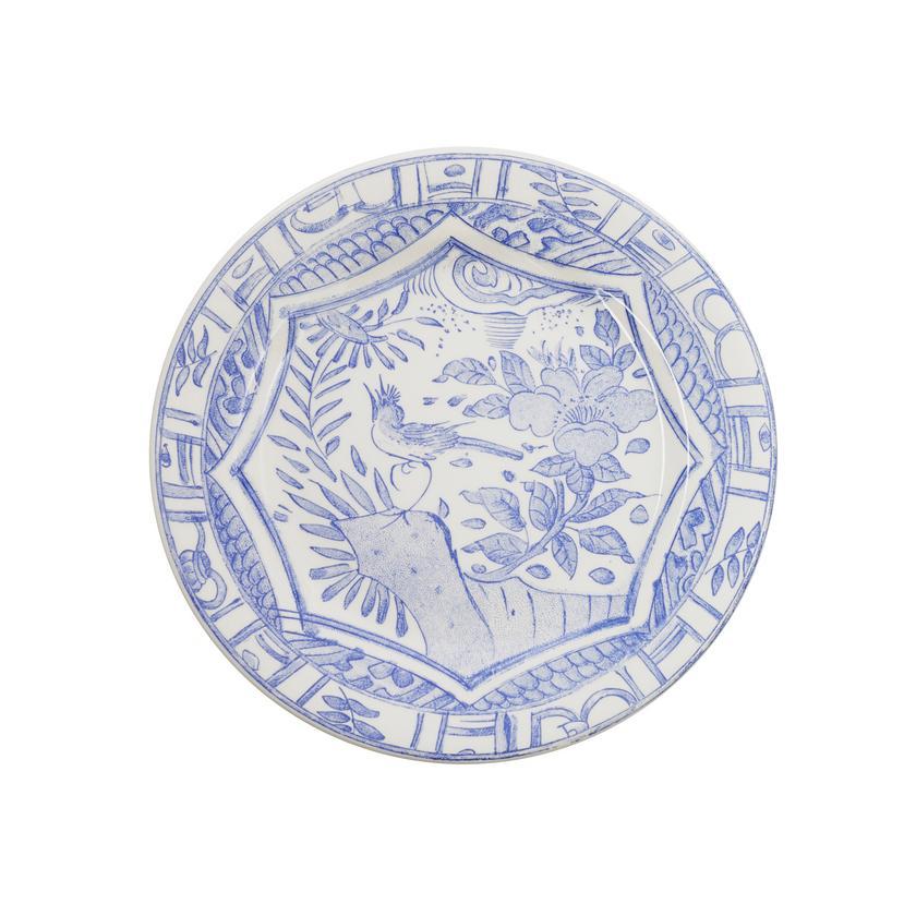 Gien Oiseau Bleu Salad Plate