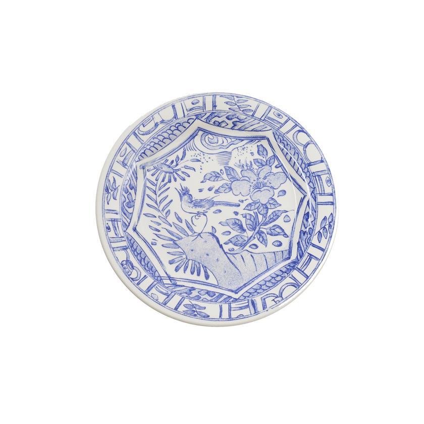 Gien Oiseau Bleu Canape Plate