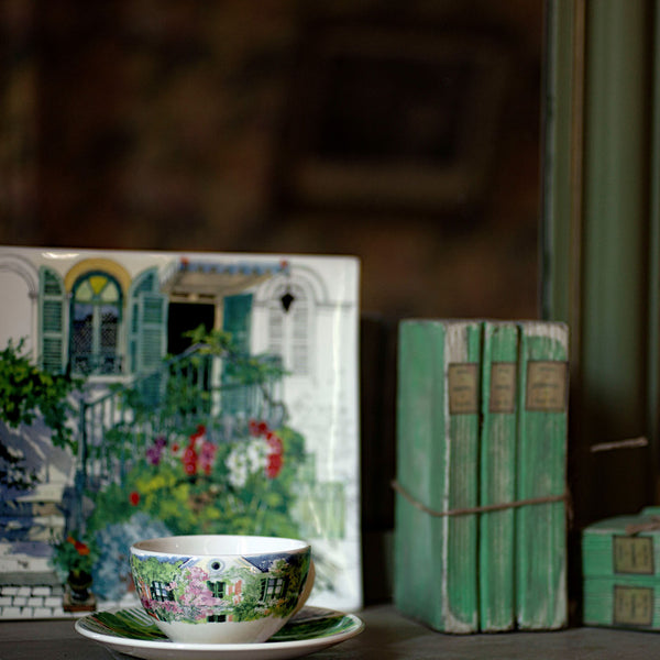 GIEN Paris Giverny Dessert Plates - Yvonne Estelle's