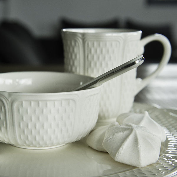 GIEN Pont aux Chou White Dinner Plate - Yvonne Estelle's