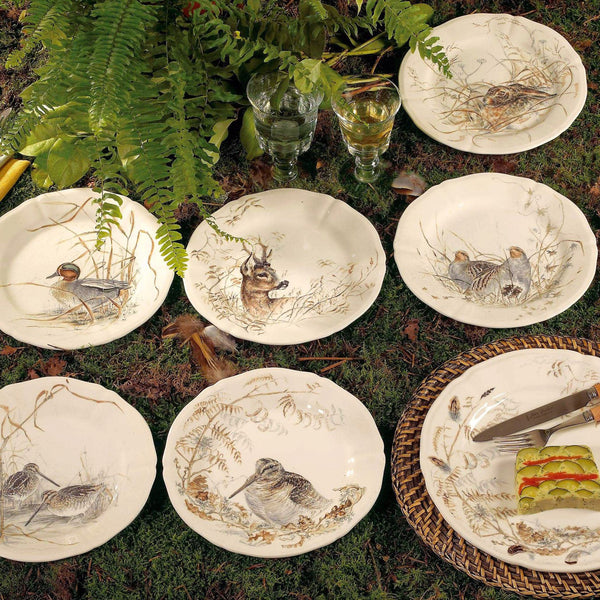 GIEN Sologne Assorted Bird Salad Plates - Yvonne Estelle's