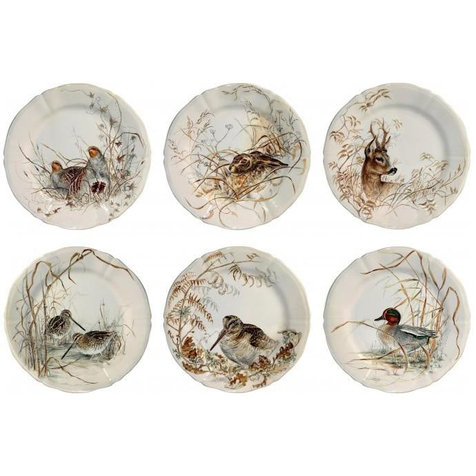 Gien Sologne Assorted Dessert Plates