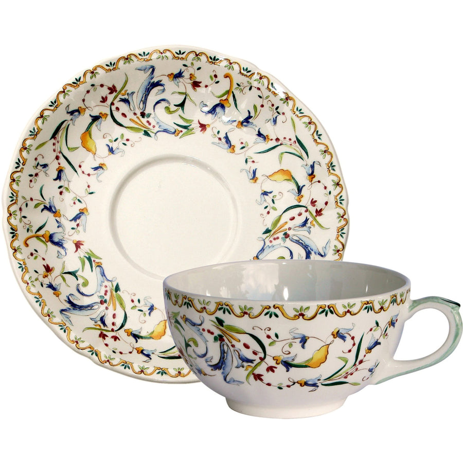 Gien Toscana Breakfast Cup & Saucer