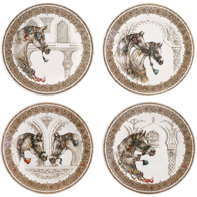 Gien Chevaux du Vent Dessert Plates