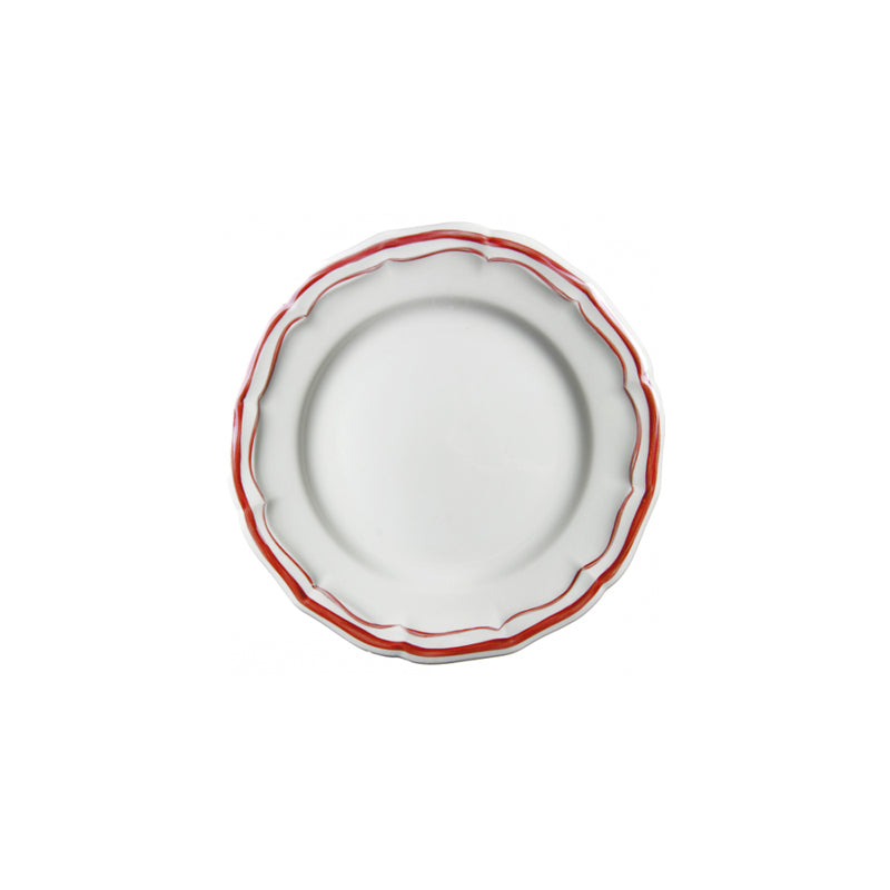 Gien Filet Rouge Canape Plate