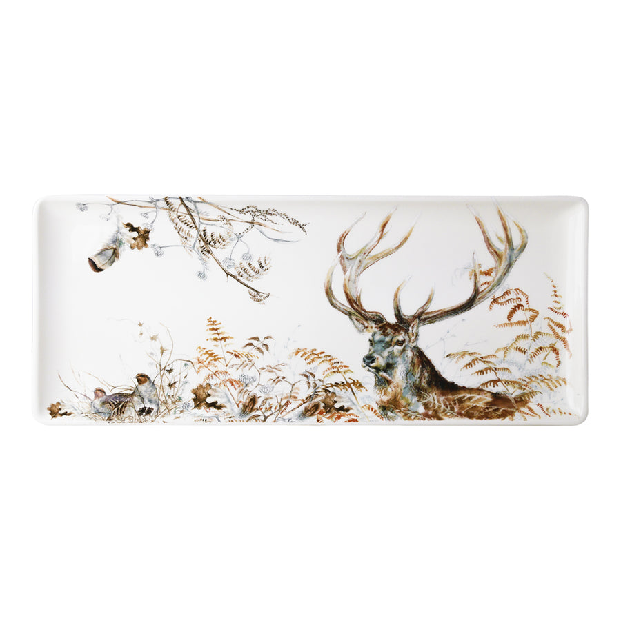 Gien Solonge Stag Oblong Serving Tray