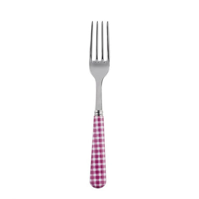 Sabre Paris Gingham Fuchsia Salad Fork