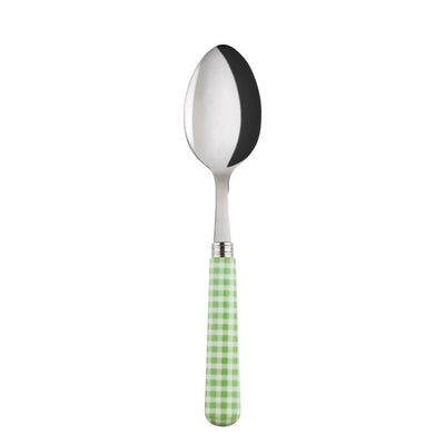 Sabre Paris Gingham Garden Green Soup Spoon