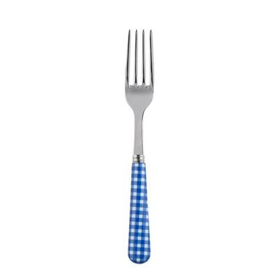Sabre Paris Gingham Lapis Blue Salad Fork