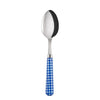 Sabre Paris Gingham Lapis Blue Soup Spoon