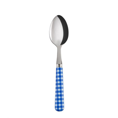 Sabre Paris Gingham Lapis Blue Tea Spoon