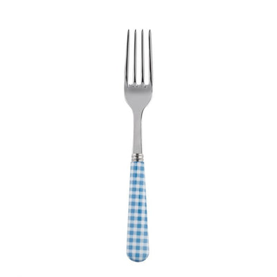 Sabre Paris Gingham Light Blue Salad Fork