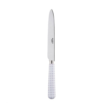 Sabre Paris Gingham Lilac Dinner Knife