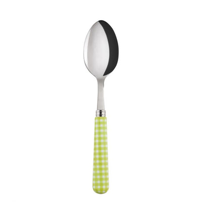 Sabre Paris Gingham Lime Soup Spoon