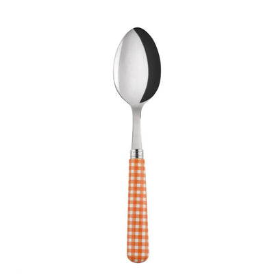 Sabre Paris Gingham Orange Soup Spoon