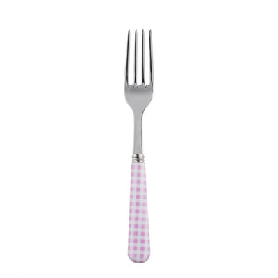 Sabre Paris Gingham Pink Salad Fork