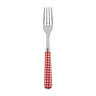 Sabre Paris Gingham Red Dinner Fork