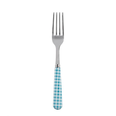 Sabre Paris Gingham Turquoise Salad Fork