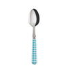 Sabre Paris Gingham Turquoise Tea Spoon