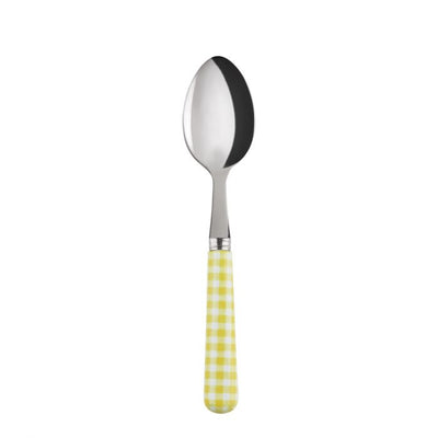 Sabre Paris Gingham Yellow Tea Spoon