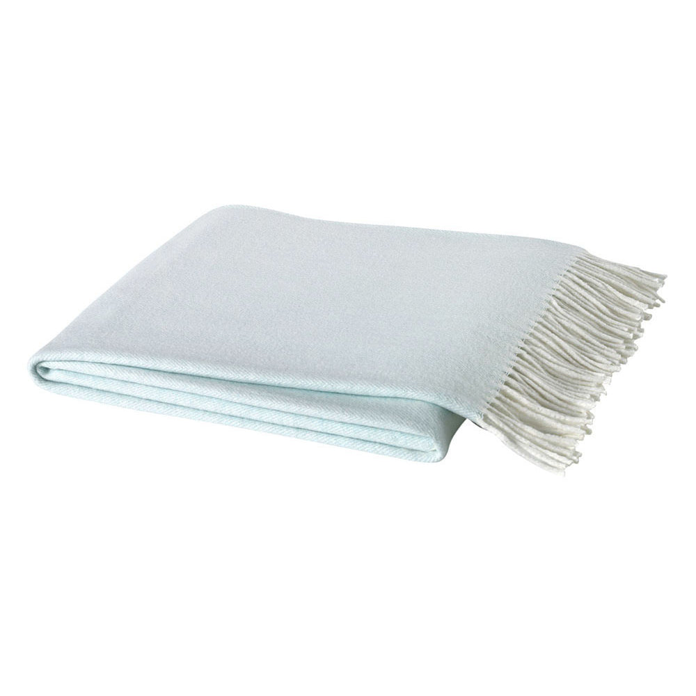 Ice store blue throw