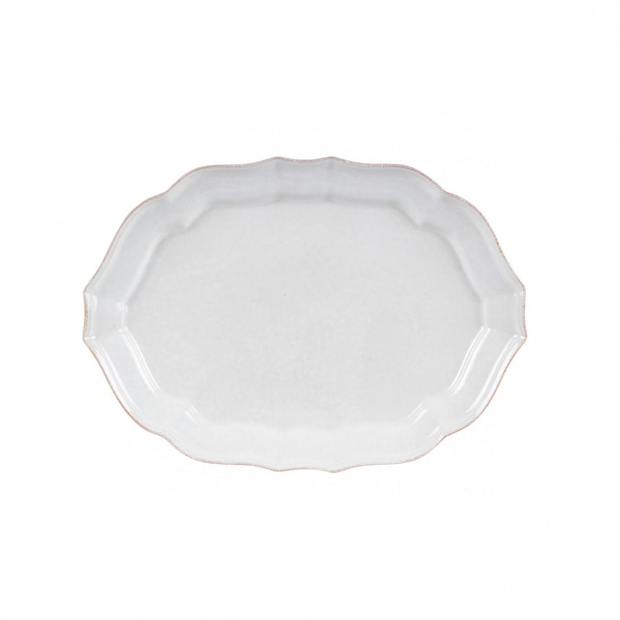 Casafina Impressions White Medium Platter