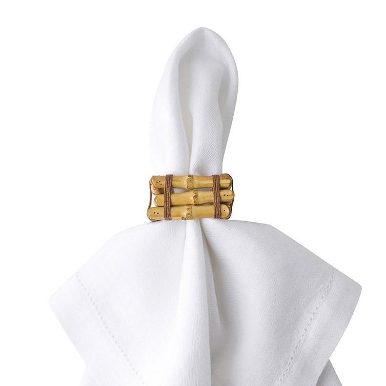 Bamboo store napkin rings