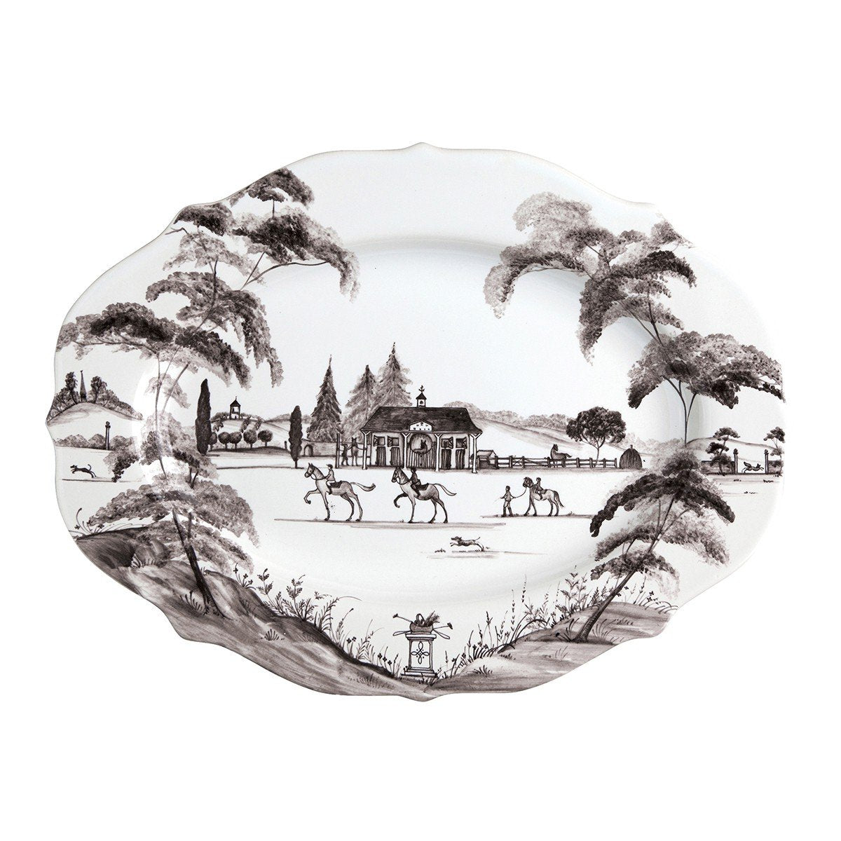Juliska Country Estate Flint Medium Platter