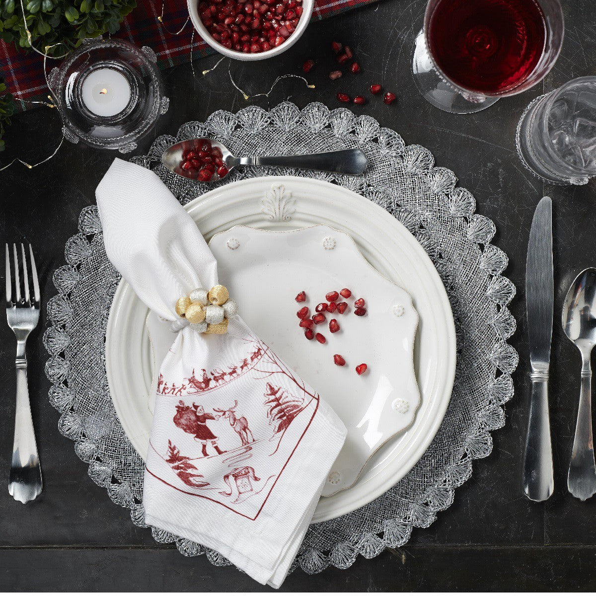 Juliska Country Estate Winter Frolic Napkin