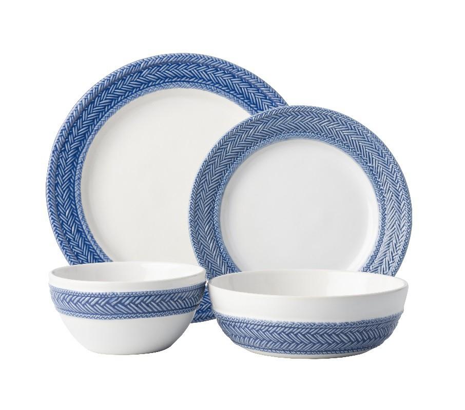 Juliska Le Panier Delft Blue 4-piece Place Setting