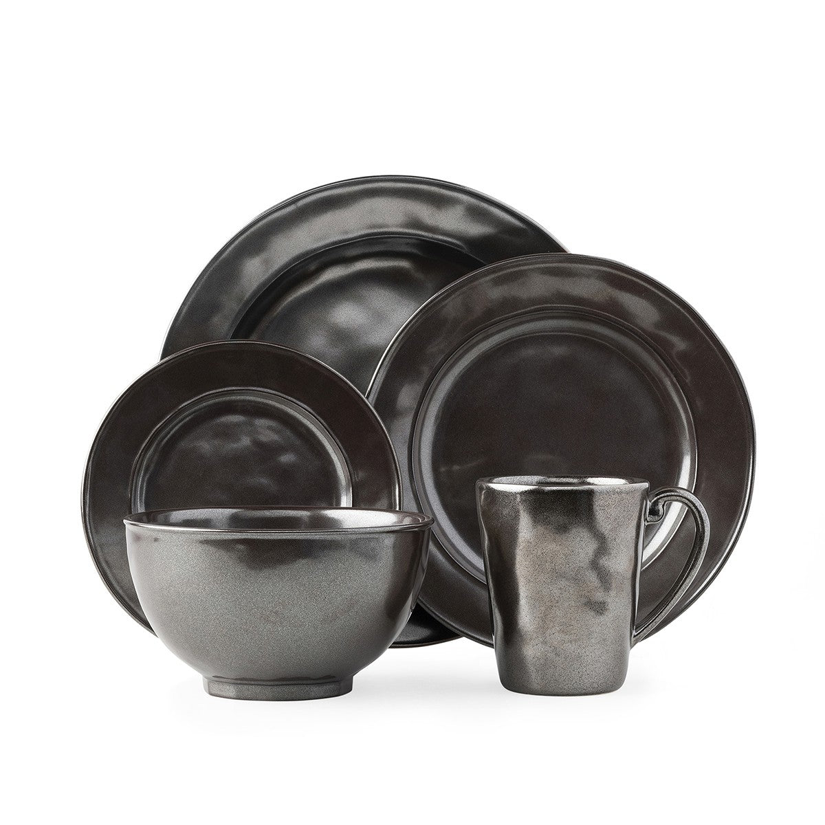 Juliska Pewter Stoneware 5-piece Place Setting
