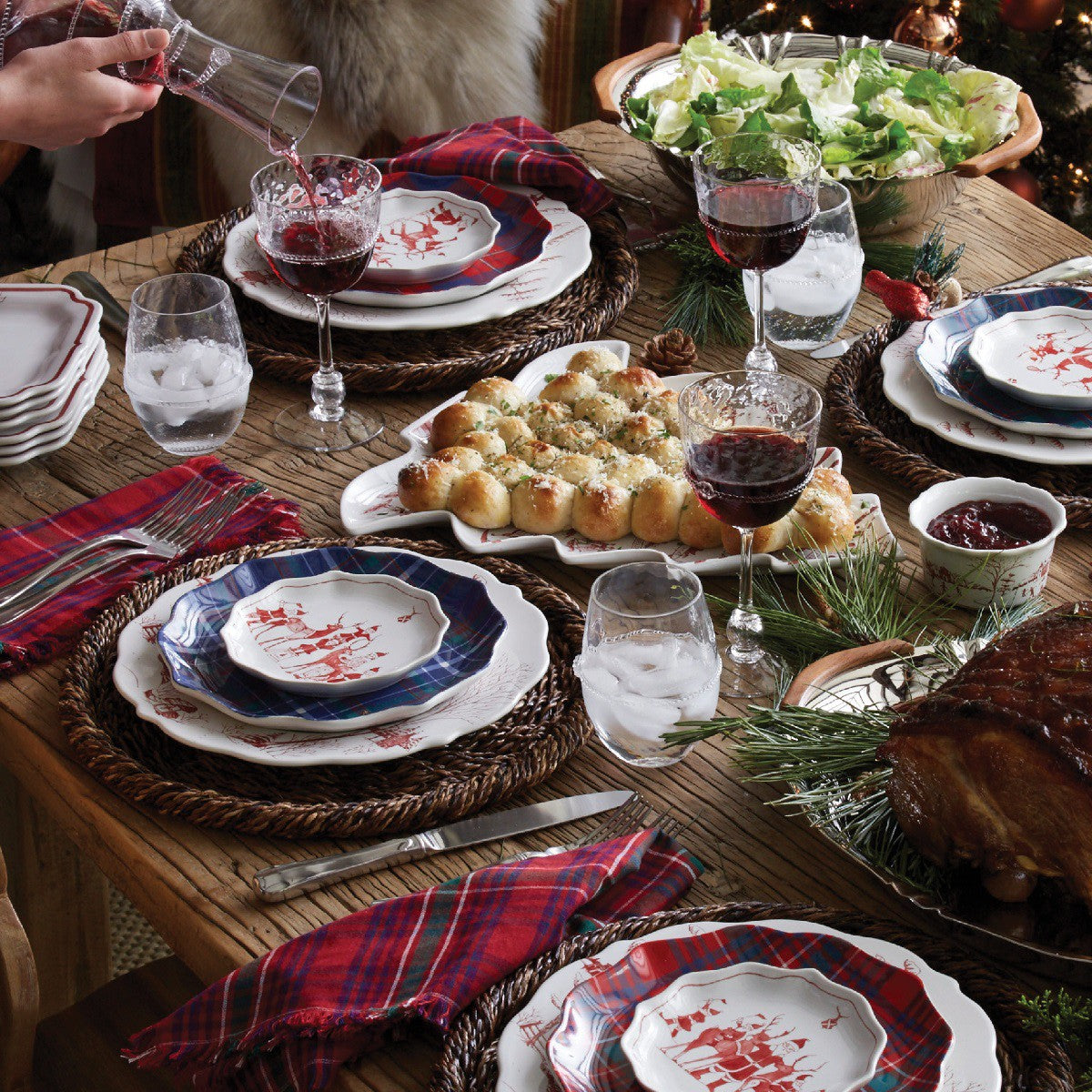 Juliska Red Tartan Napkin