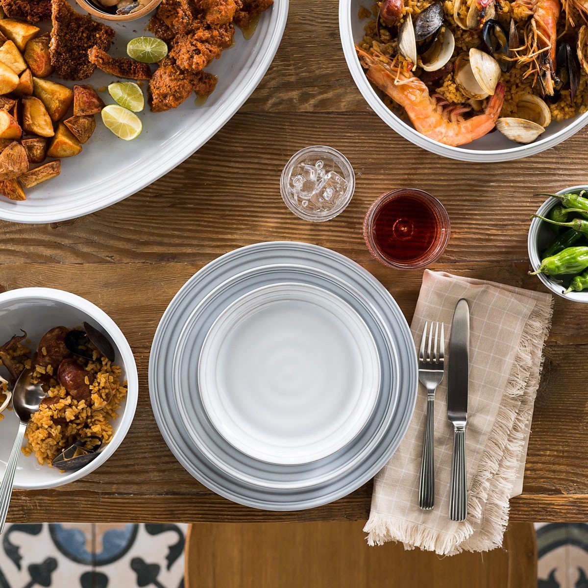 Juliska Windowpane Flax Napkin