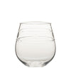 Juliska Isabella Clear Stemless Wine Glass
