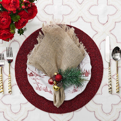 Kim Seybert Confetti Red Placemat