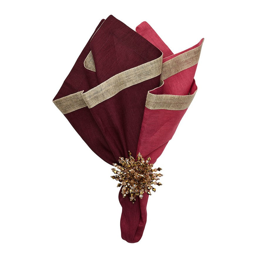 Kim Seybert Dip Dye Berry Plum Napkin