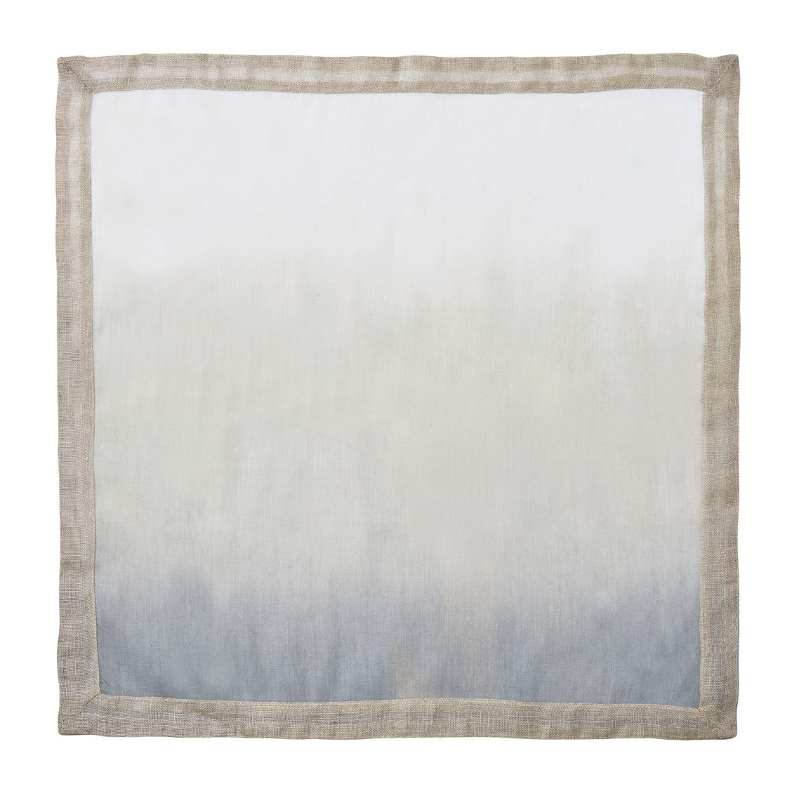 Kim Seybert Dip Dye Gray Silver Napkin