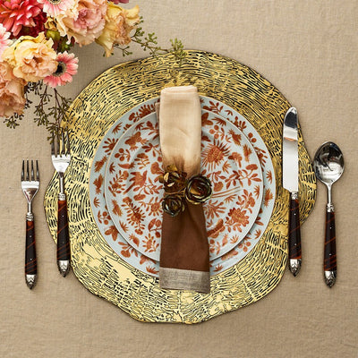Kim Seybert Dip Dye Natural Brown Napkin