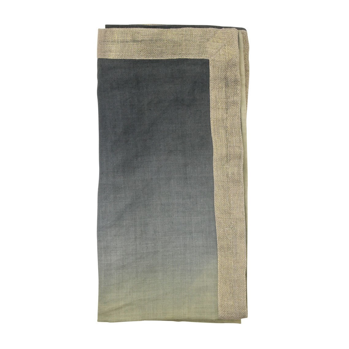 Kim Seybert Dip Dye Sage Midnight Napkin