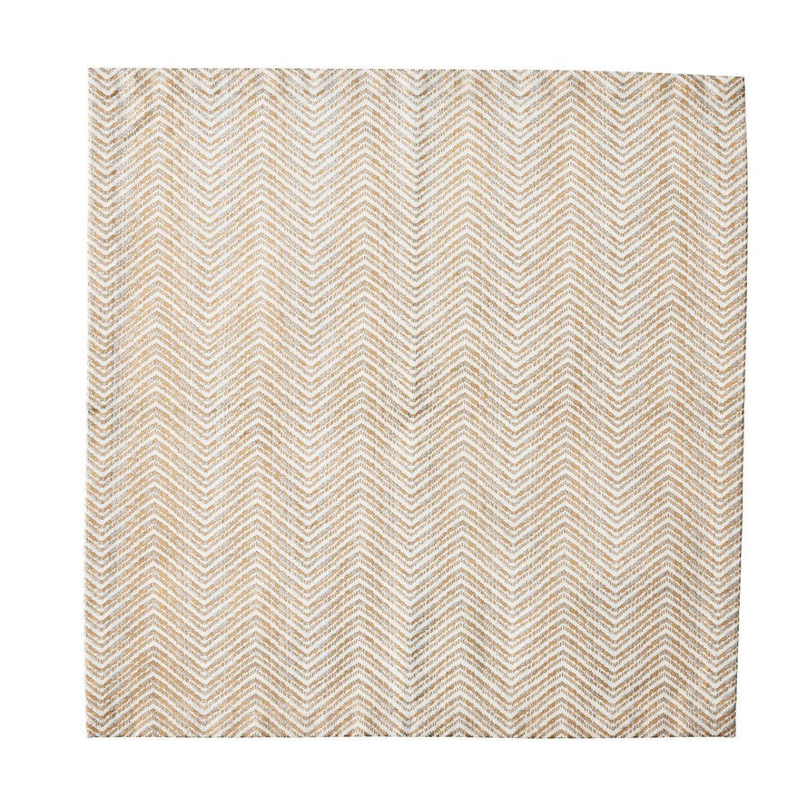 Kim Seybert Drift White Gold Silver Napkin