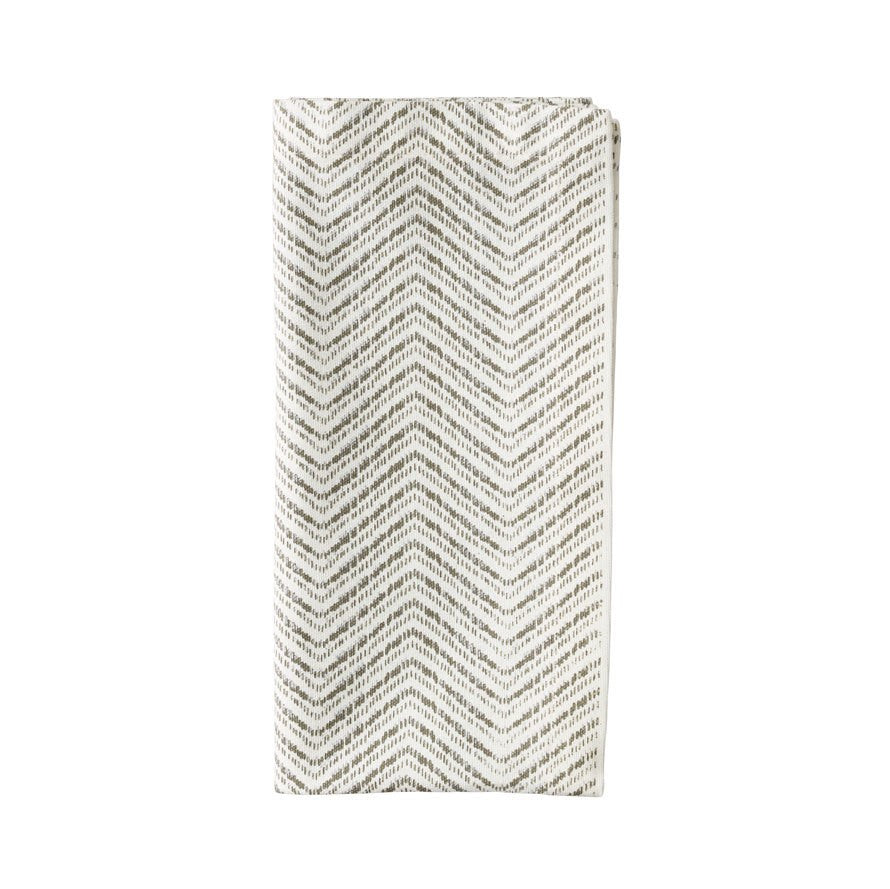 Kim Seybert Drift White Gray Silver Napkin