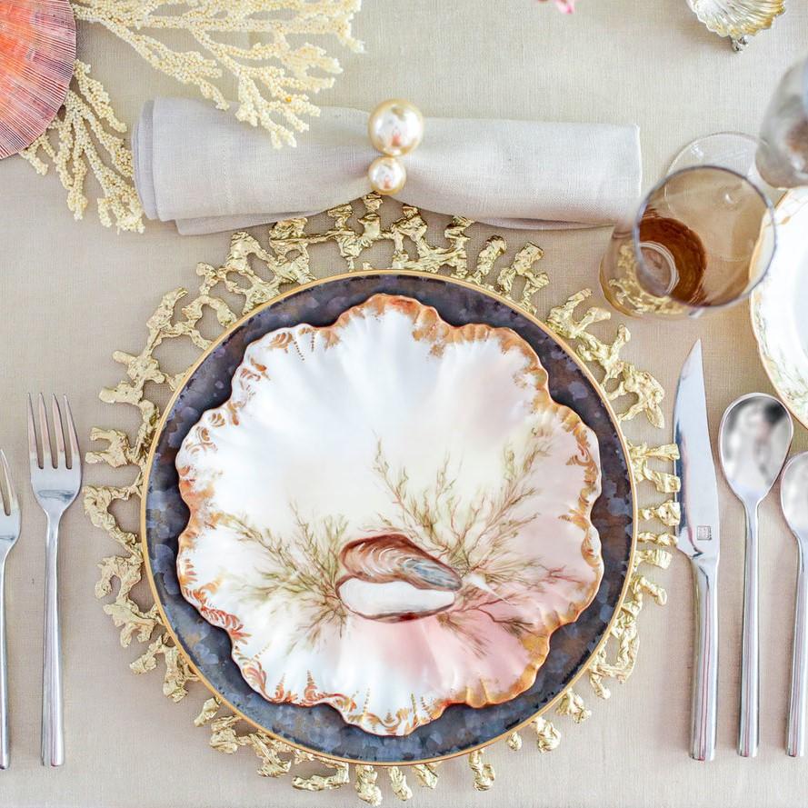 Kim Seybert Molten Gold Charger