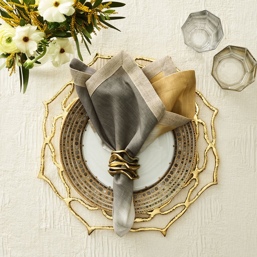 Kim Seybert Sahara Gold Charger