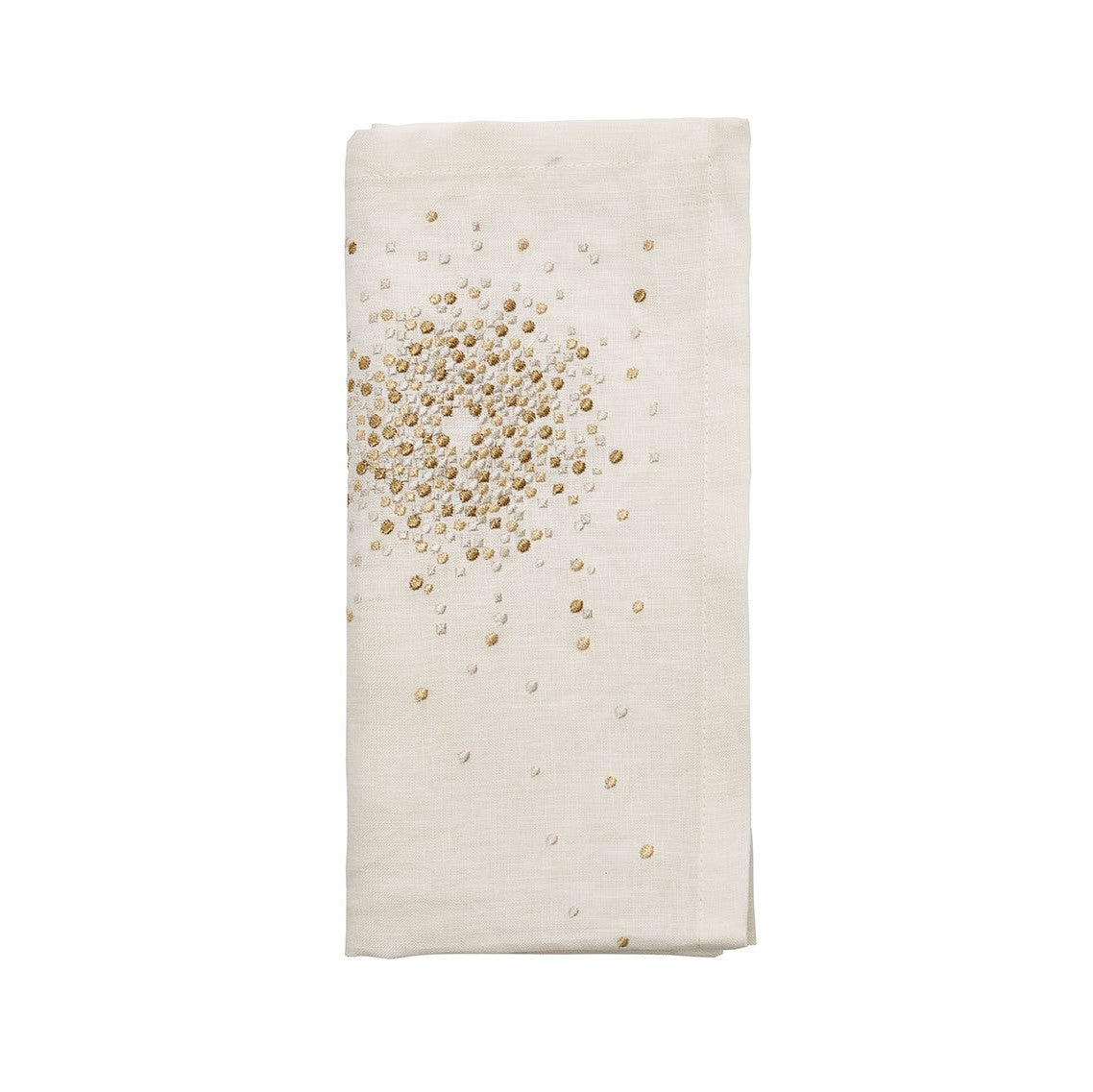 Kim Seybert Starburst White Napkin