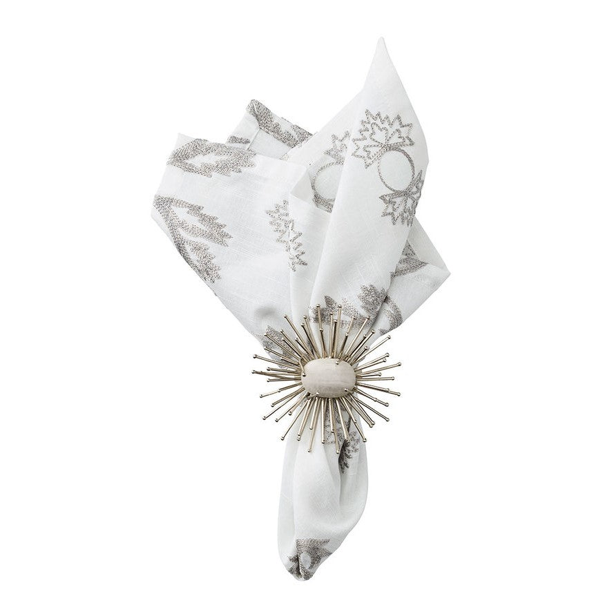 Kim Seybert Wisteria Gray Napkin