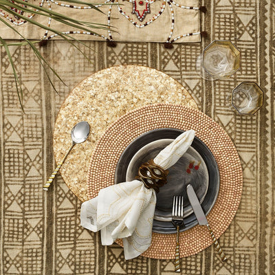 Kim Seybert Wood Round Natural Placemat
