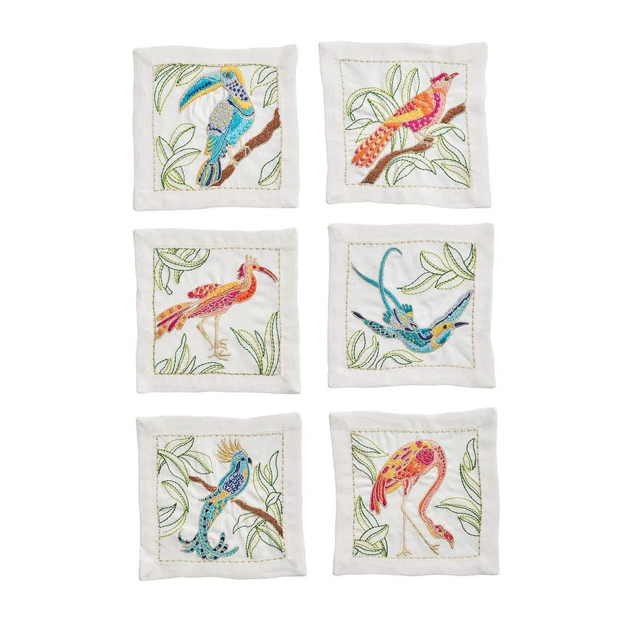 Kim Seybert Birds of Paradise Cocktail Napkins